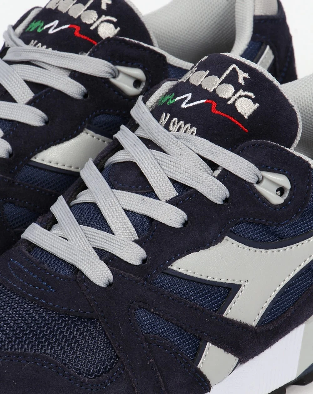 Diadora N9000 NYL Trainers Navy/High Rise - Image 3