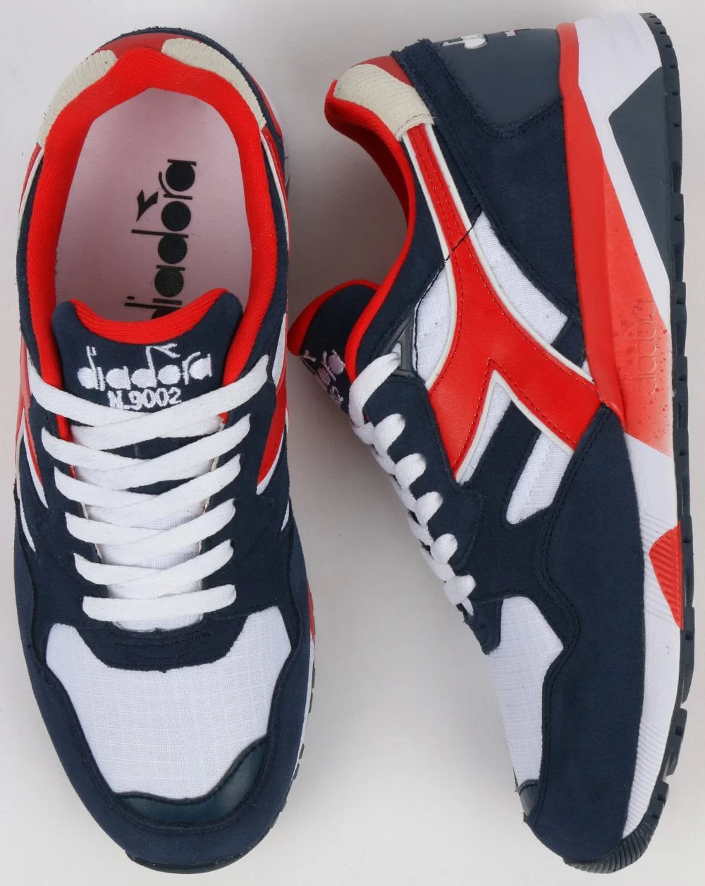 Diadora N9002 Trainers Insignia Blue/White - Image 2
