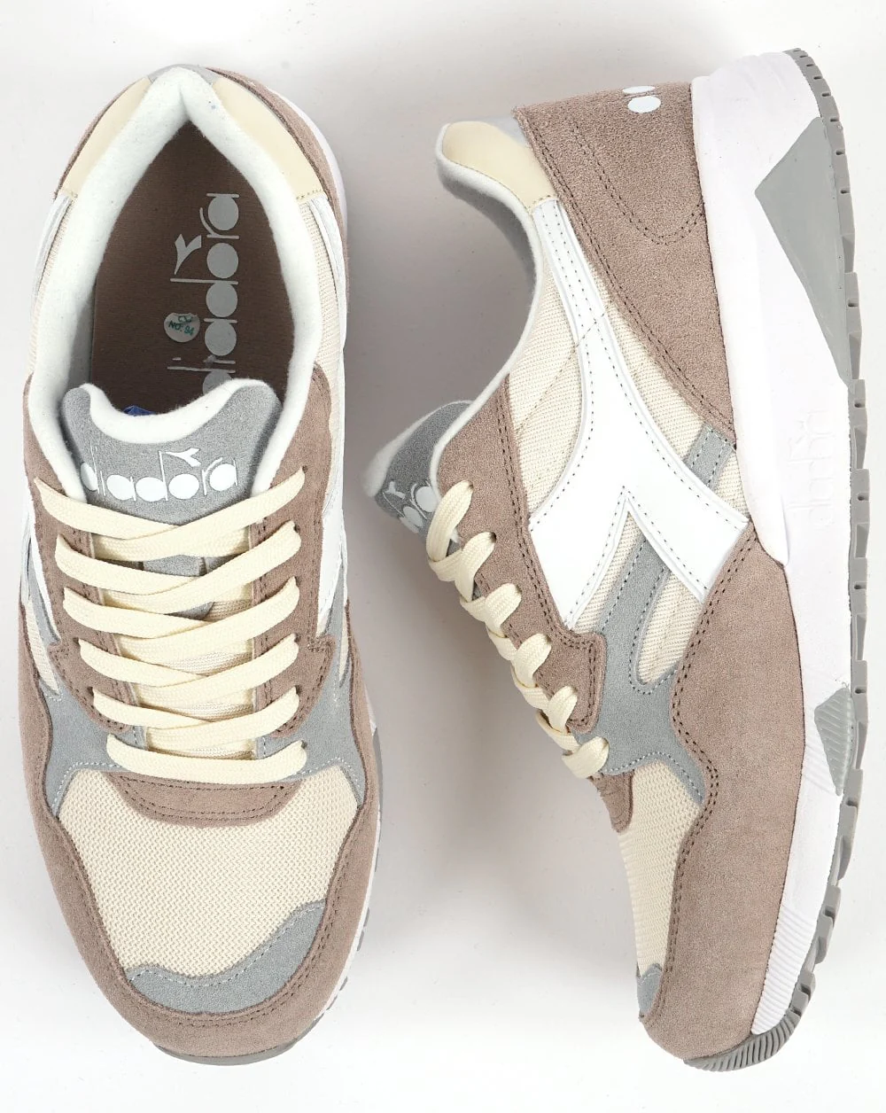 Diadora N902 Trainer Coffee/Cream - Image 5