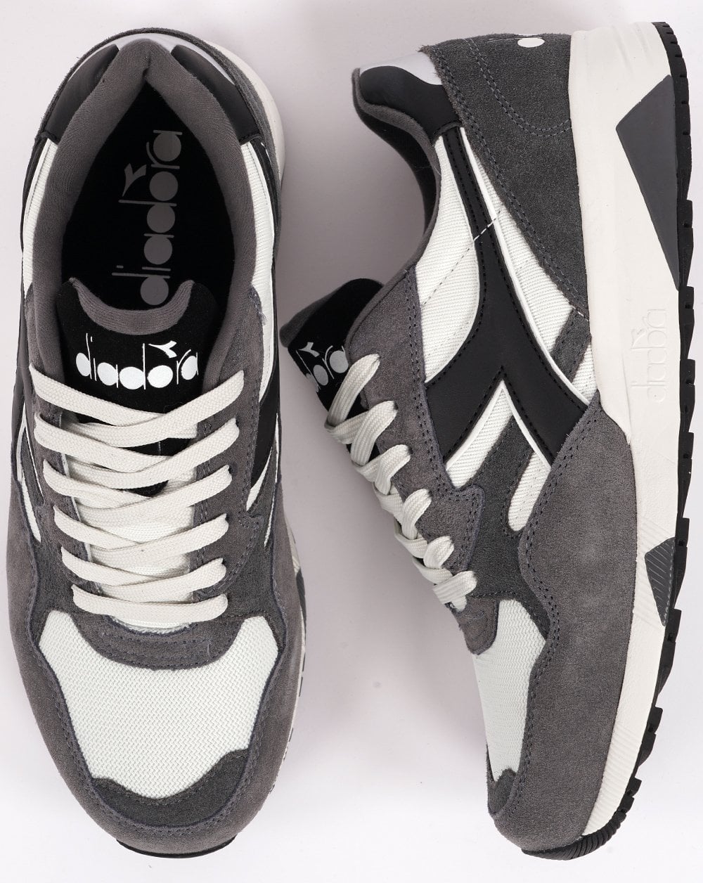 Diadora N902 Trainer Grey/Off White/Black - Image 4