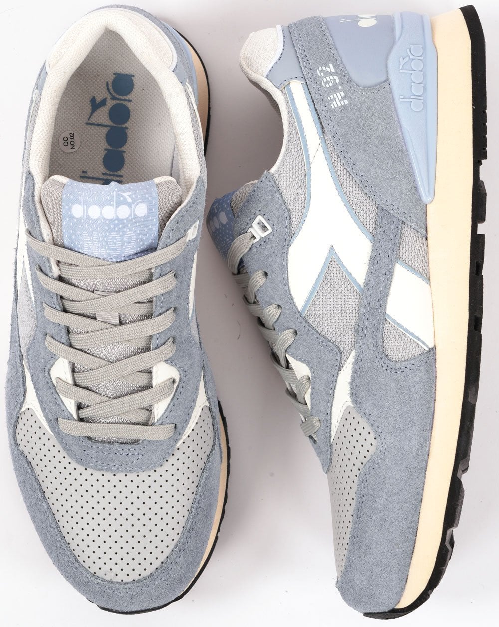 Diadora N92 Advance Trainers Celestial Blue / Lunar Rock - Image 4