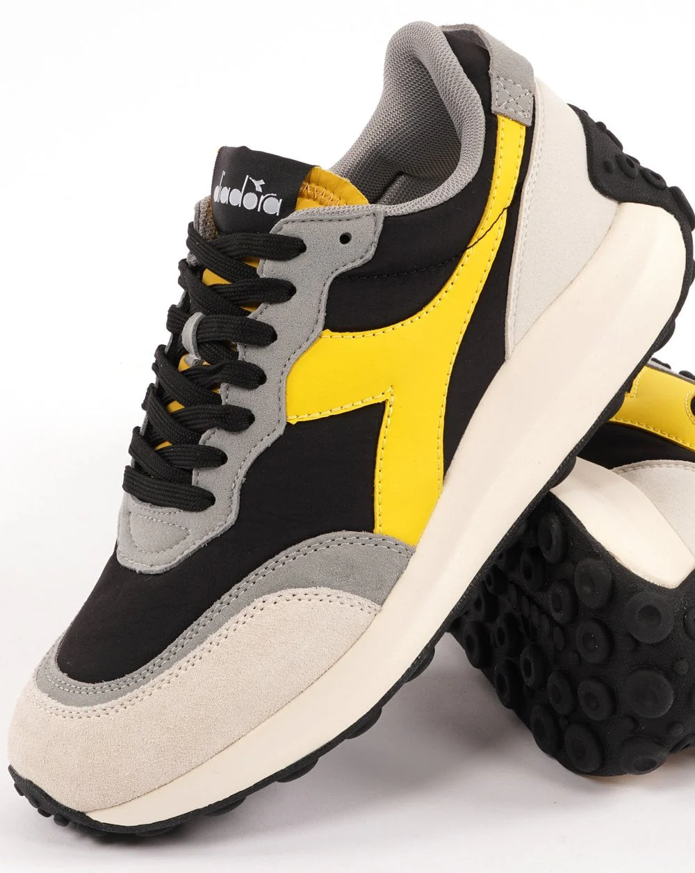 Diadora RACE NYL Trainer Black/White Pristine