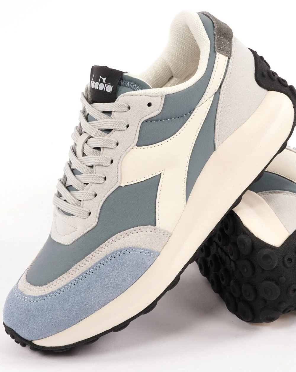 Diadora RACE NYL Trainer Blue/Grey