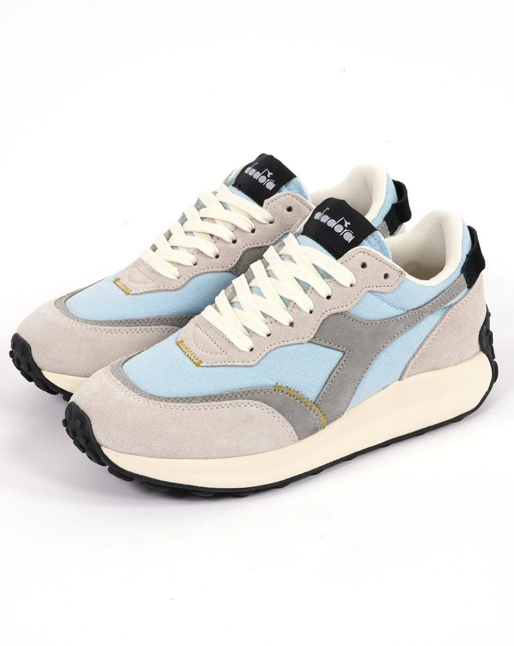 Diadora Race Suede SW Trainer Dream Blue/Moon Grey - Image 2