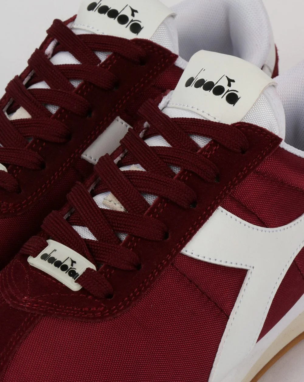 Diadora Sirio NYL Trainer Claret Burgundy - Image 4