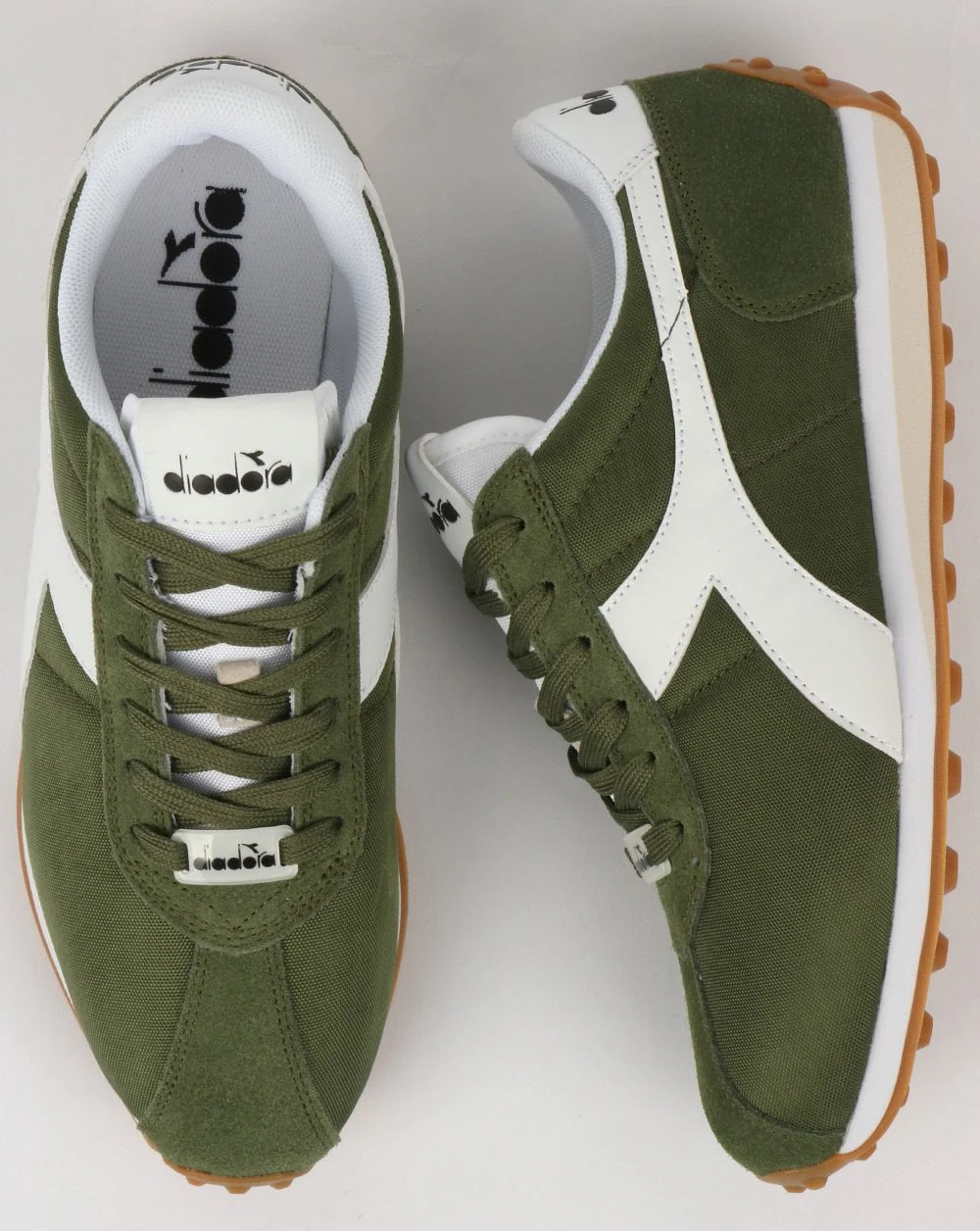 Diadora Sirio NYL Trainer Green Olive - Image 2