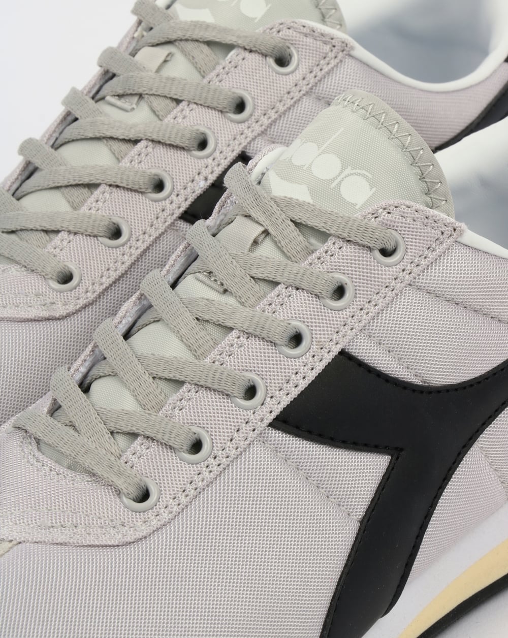 Diadora Sirio Trainers Light Grey/Black - Image 4