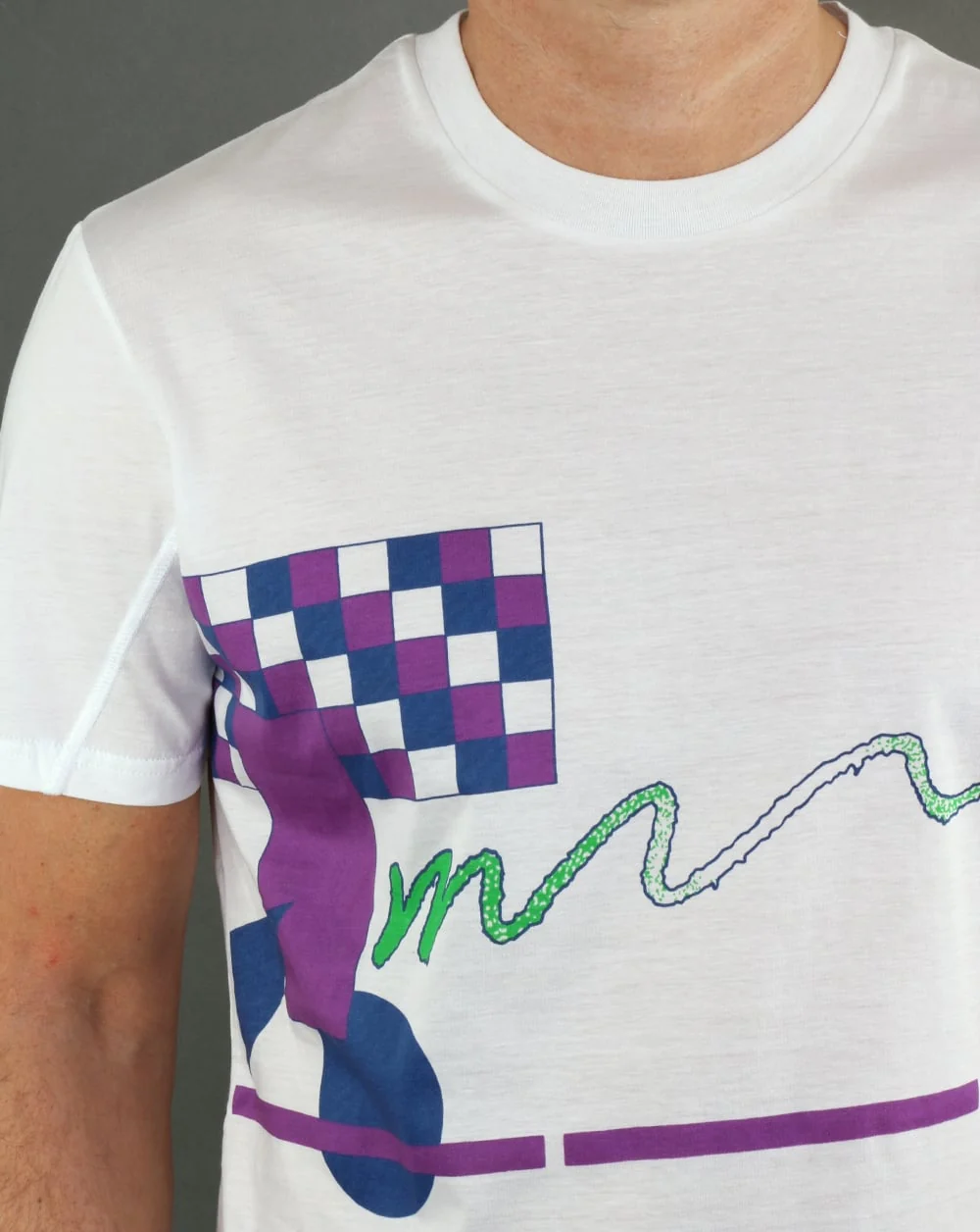 Diadora Smash T Shirt White - Image 2
