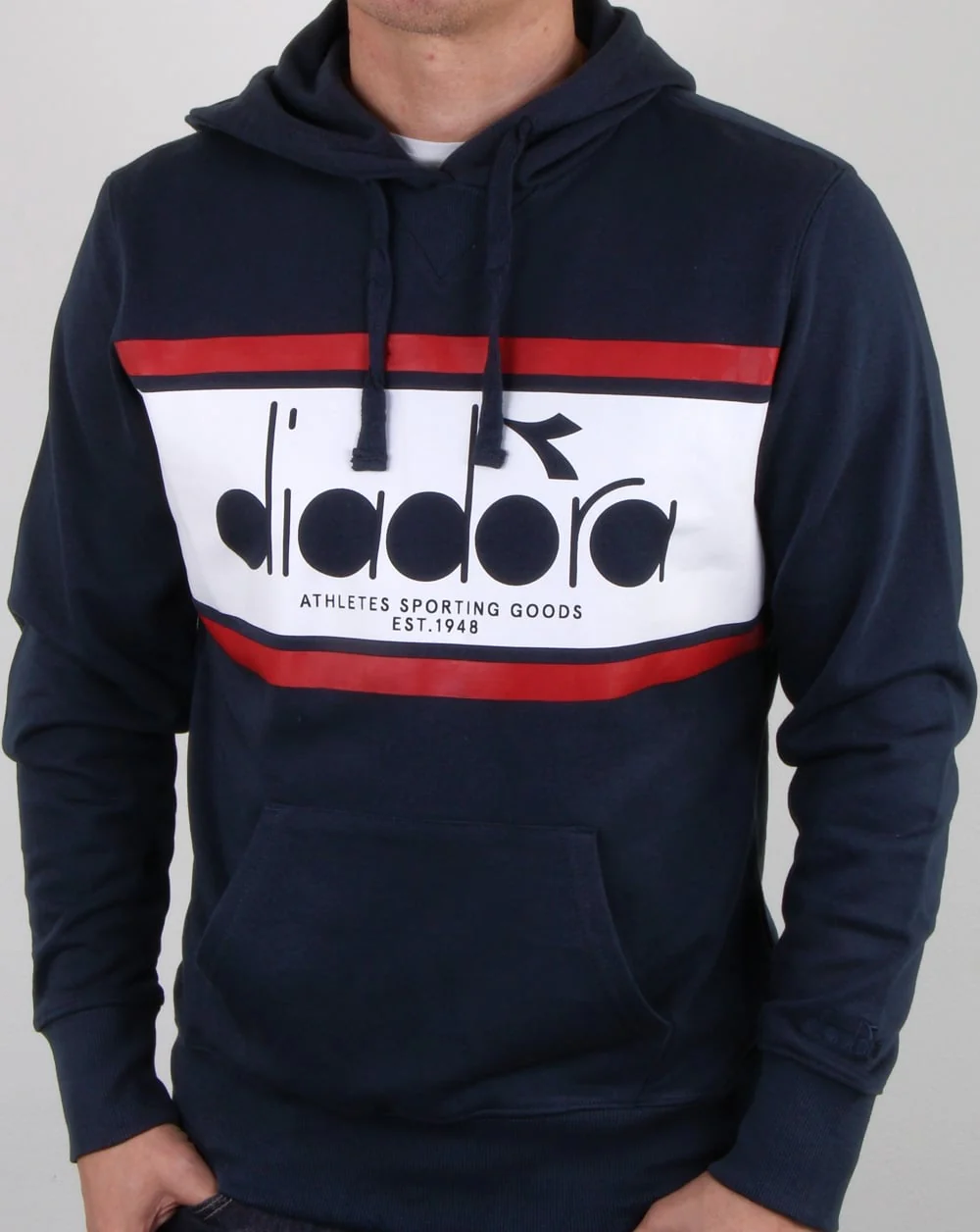 Diadora Spectra Hoody Blue Denim/White/Red