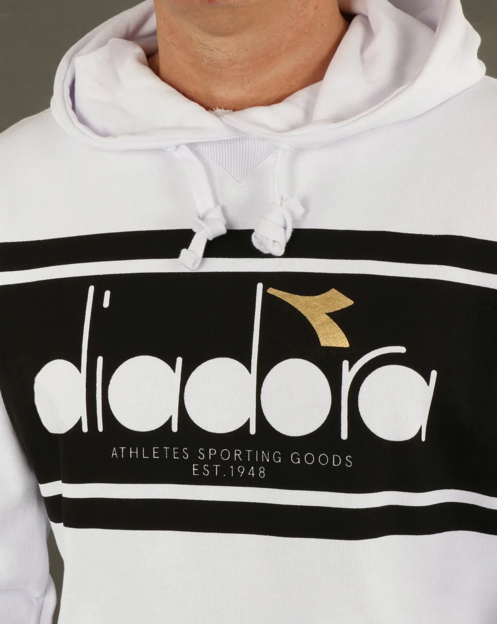 Diadora Spectra Hoody White/Black - Image 2