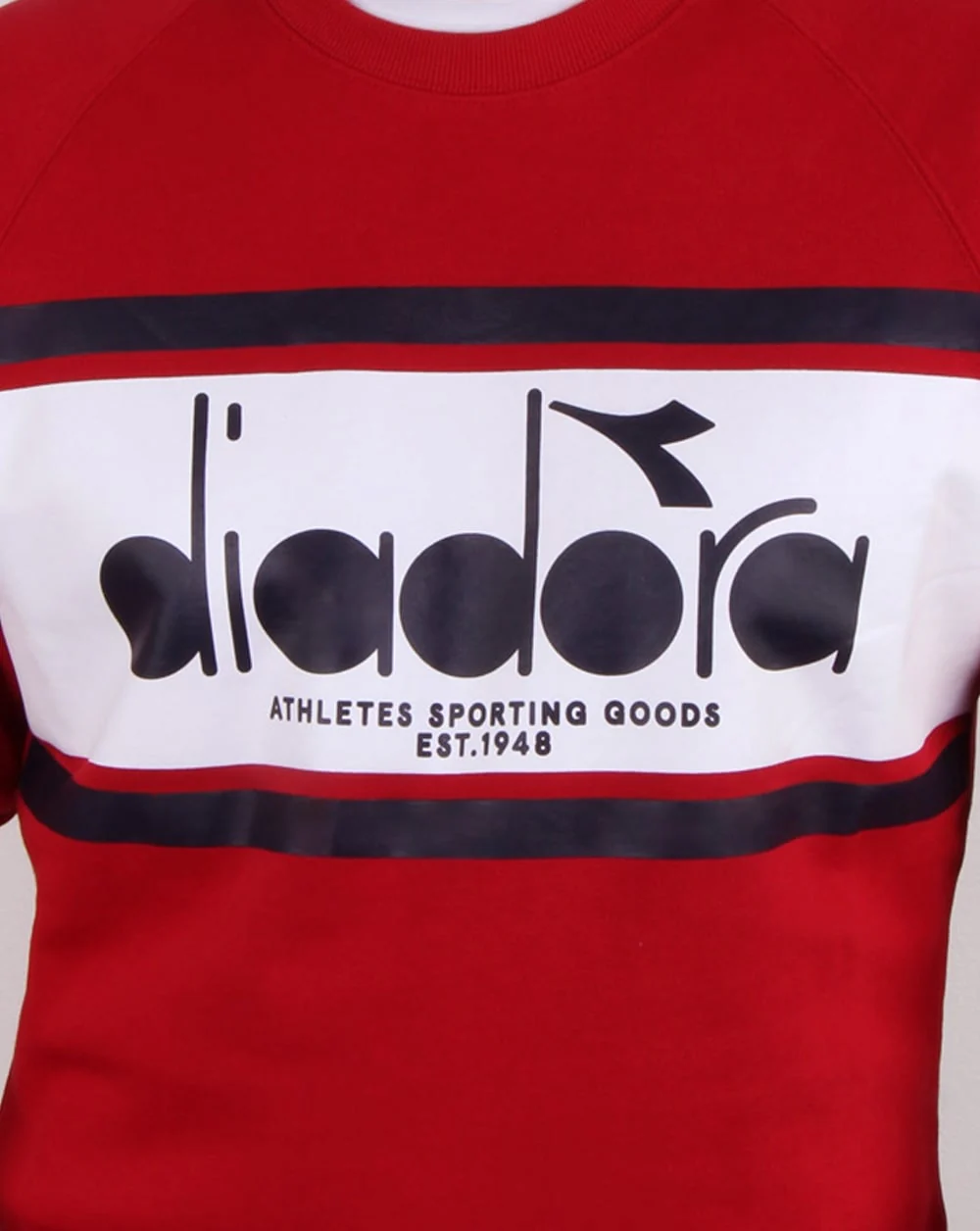 Diadora Spectra Sweatshirt Red/white/blue Denim - Image 2
