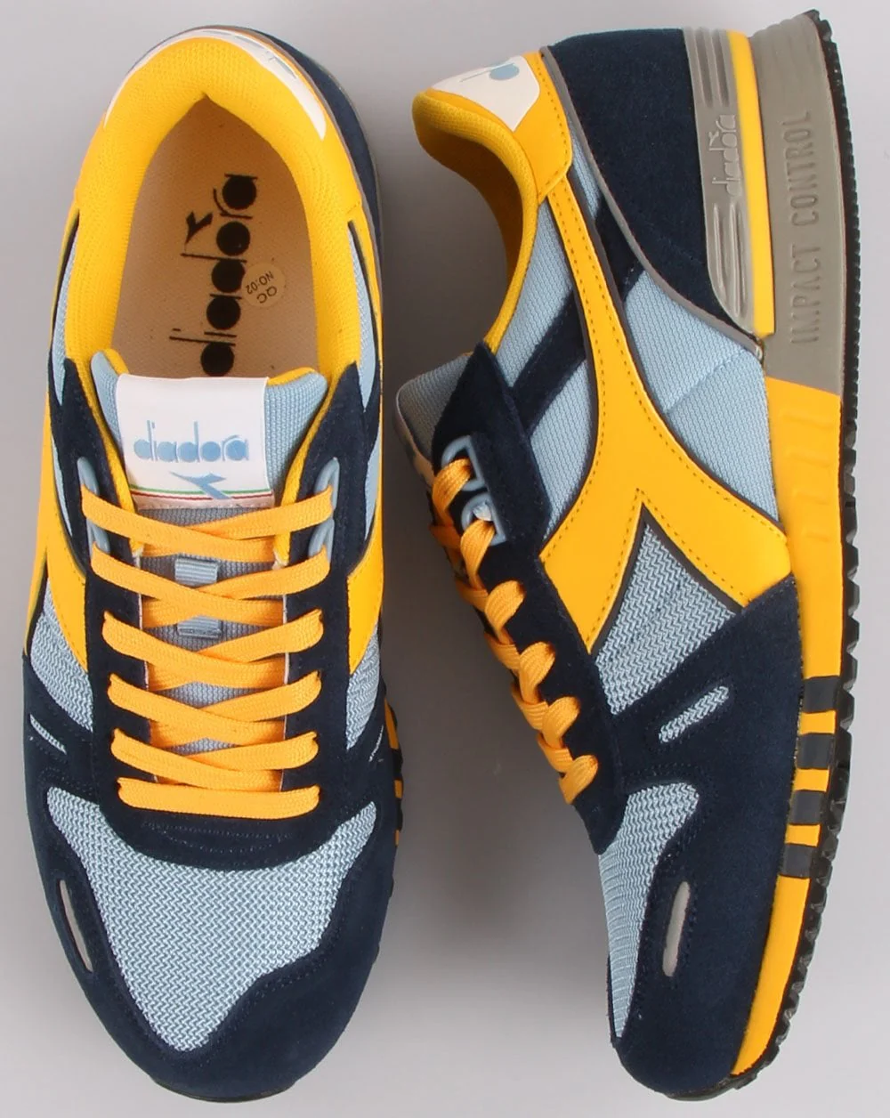 Diadora Titan Seb Trainer Sky/Yellow - Image 2