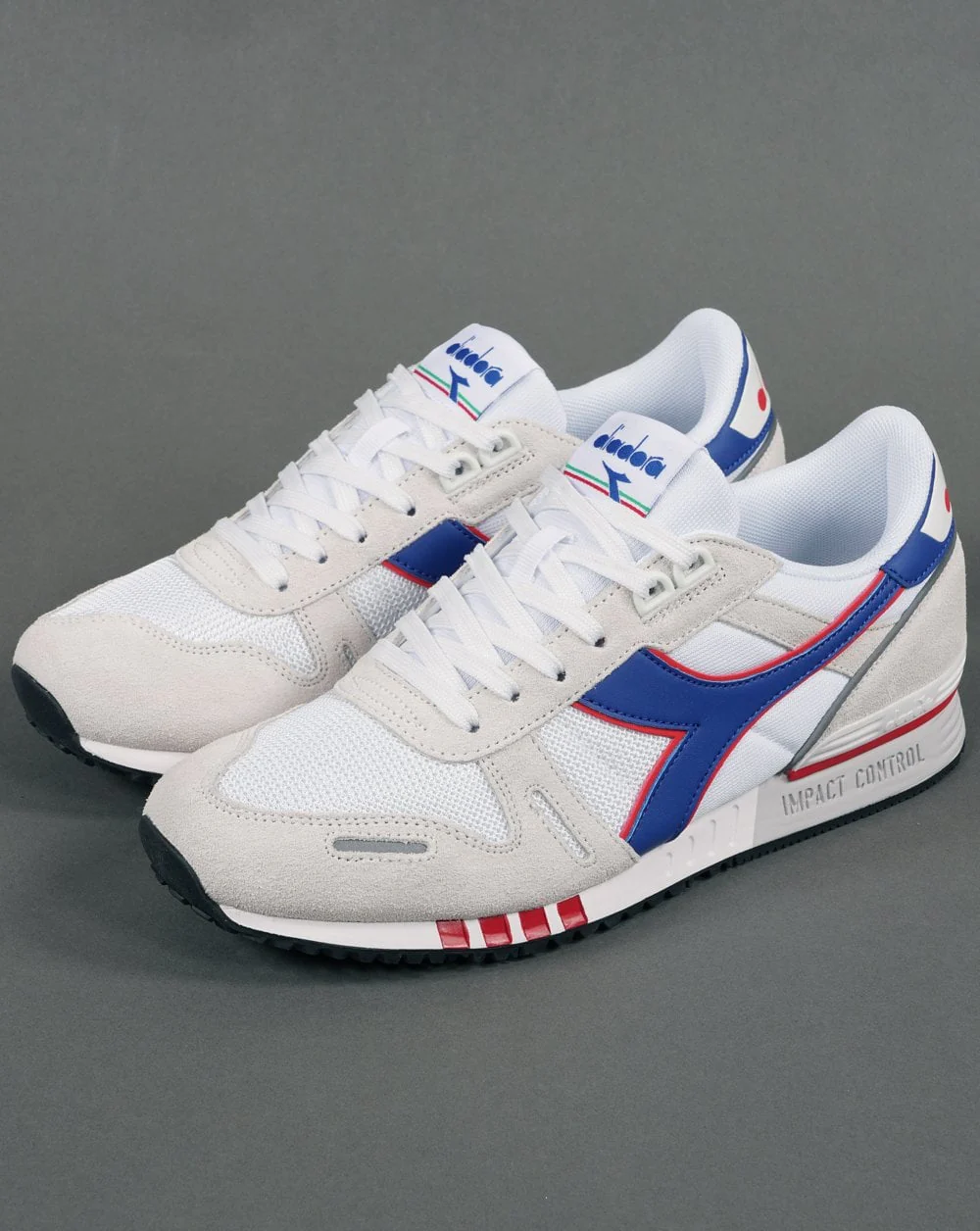 Diadora Titan Seb Trainer White blue red - Image 3