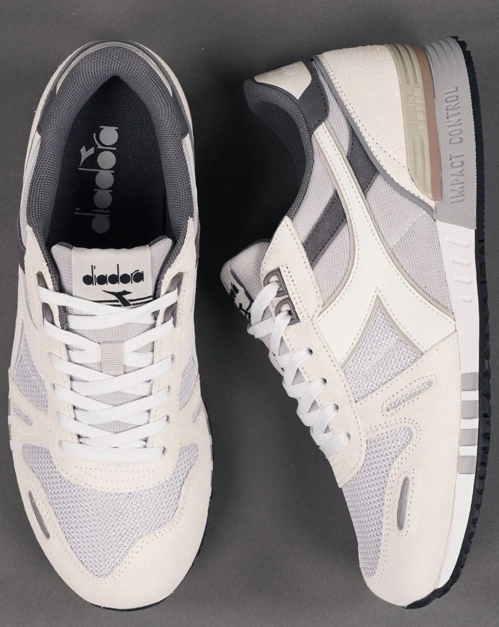 Diadora Titan Trainer Grey/Whisper White - Image 4