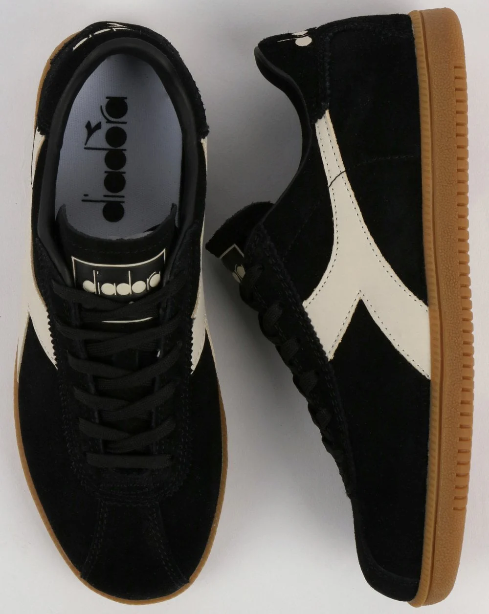 Diadora Tokyo Trainers Black/Birch - Image 2