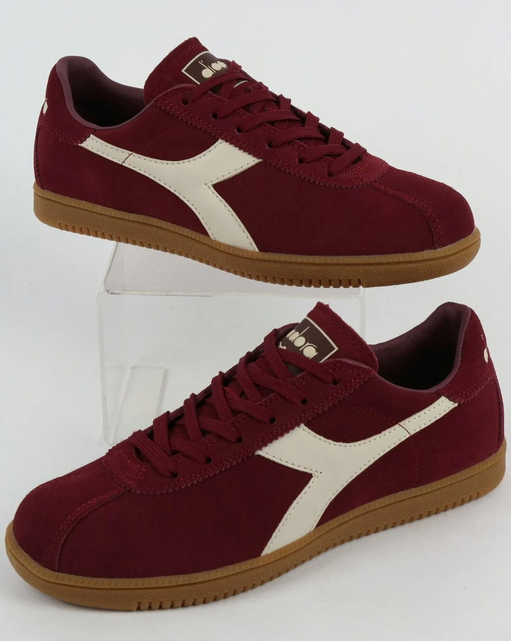 Diadora Tokyo Trainers Burgundy