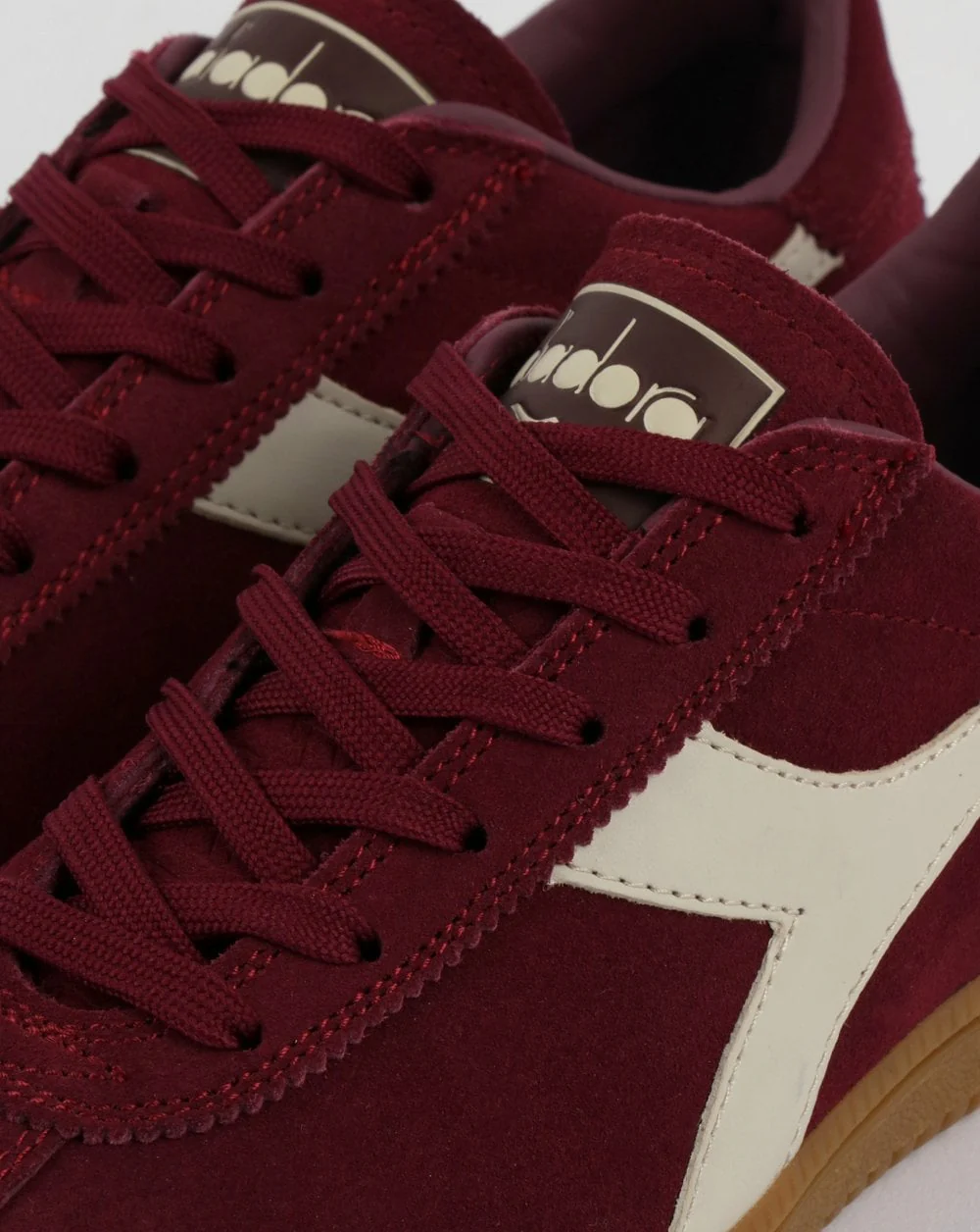 Diadora Tokyo Trainers Burgundy - Image 4