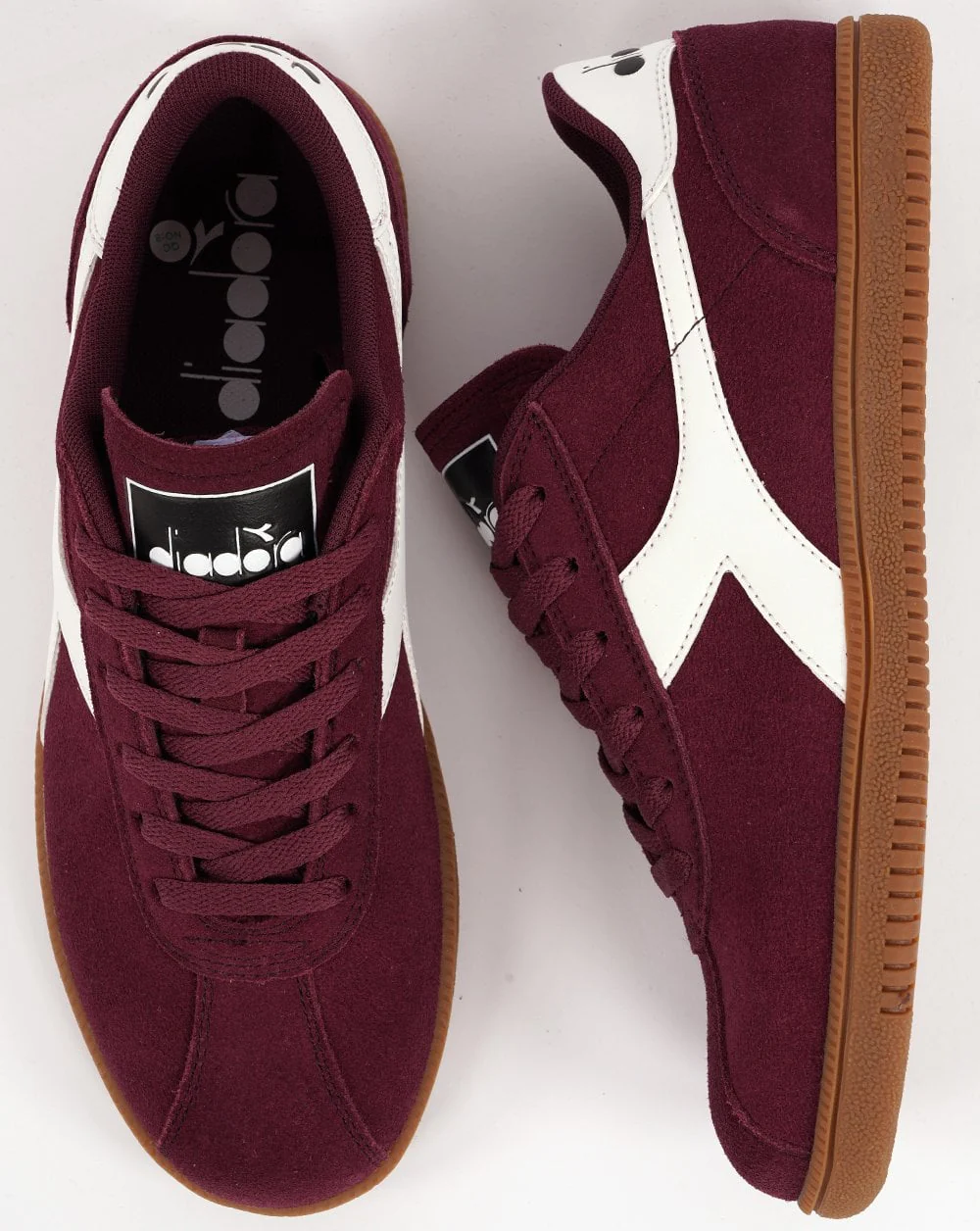 Diadora Tokyo Trainers Claret - Image 4