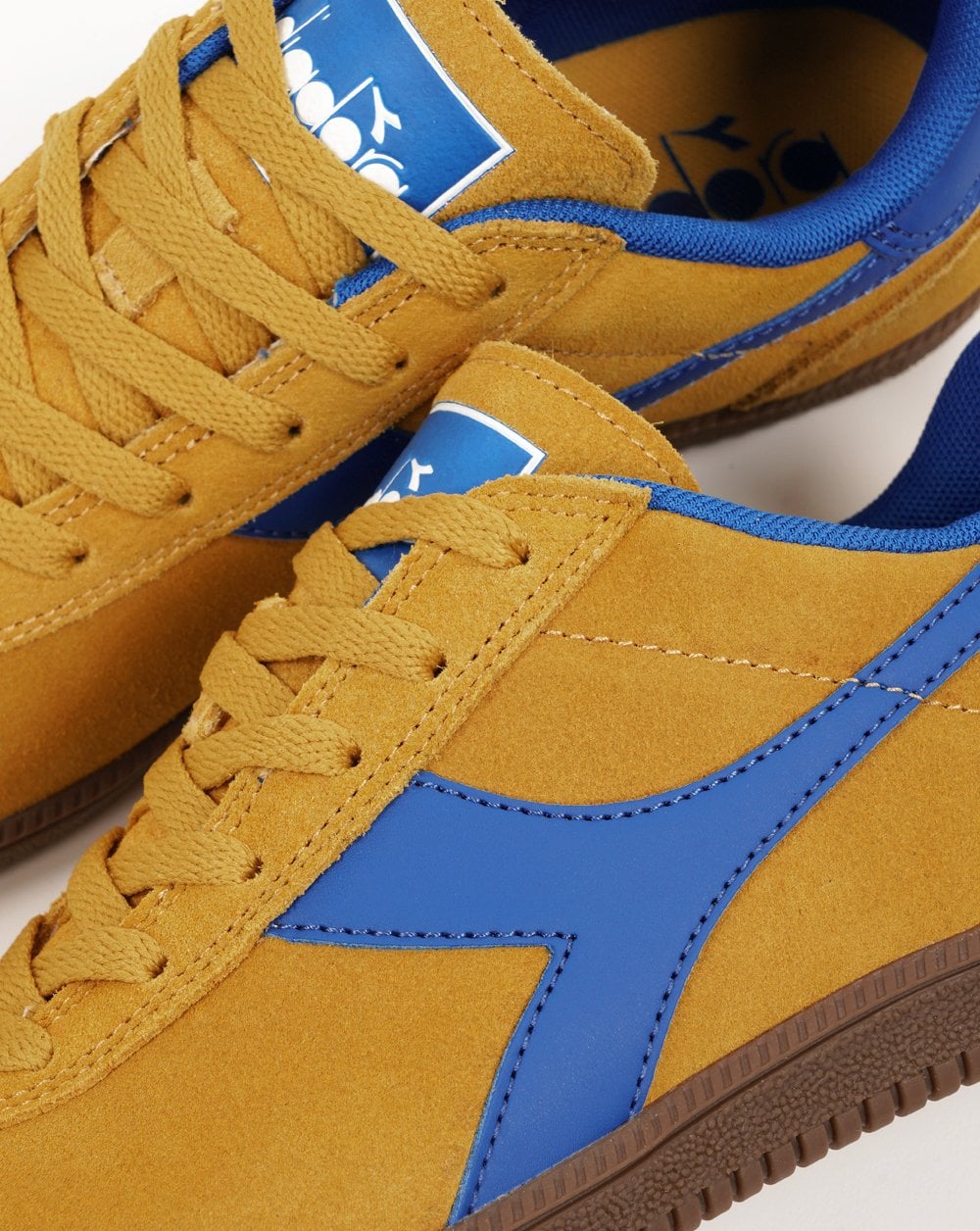 Diadora Tokyo Trainers Golden Spice/Directoire Blue - Image 3