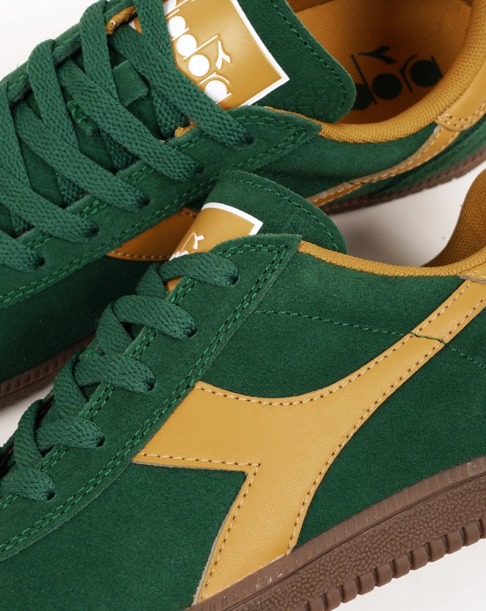 Diadora Tokyo Trainers Golden Spice/Green - Image 3