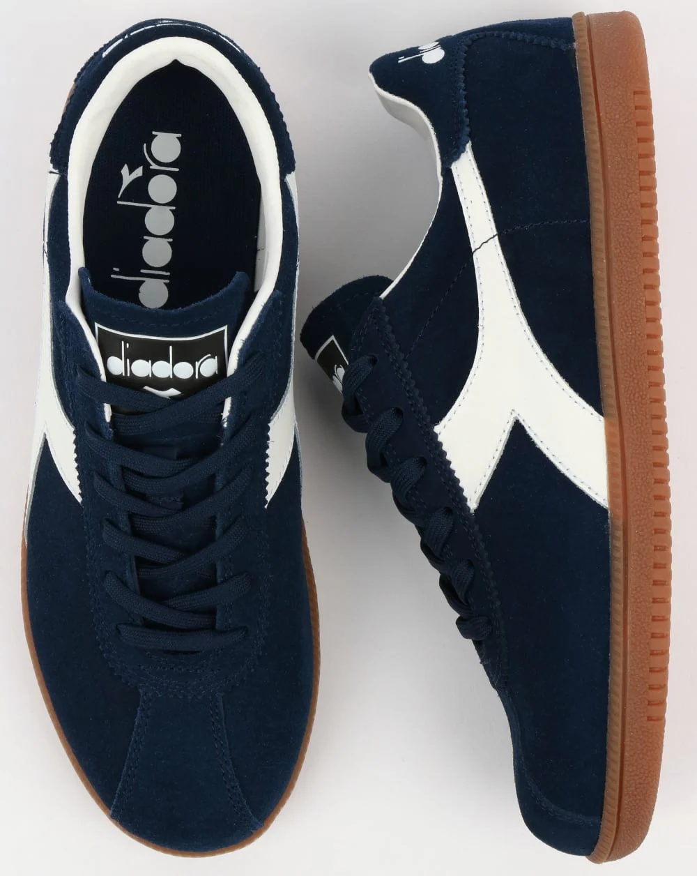 Diadora Tokyo Trainers Navy Blue/white - Image 2