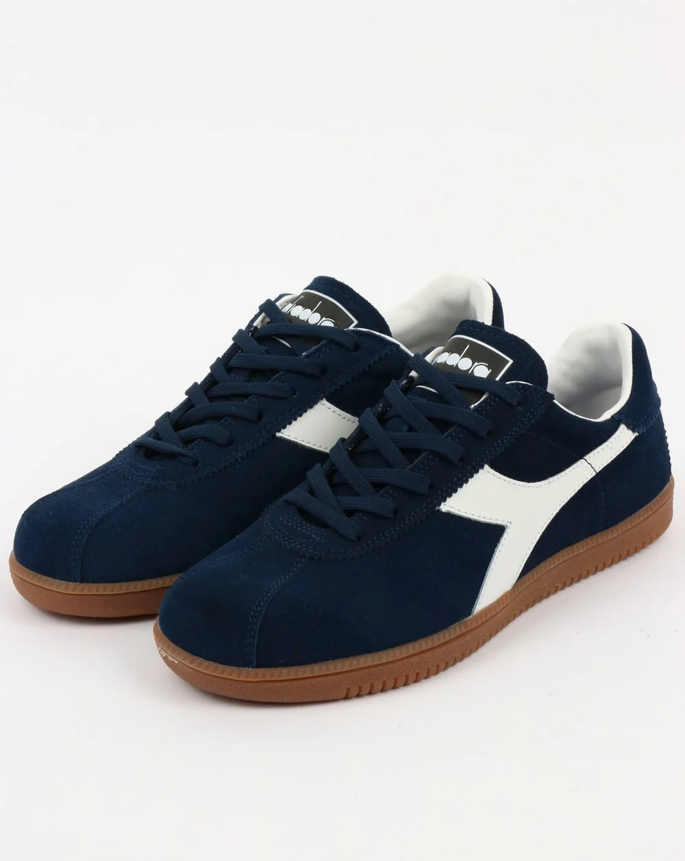 Diadora Tokyo Trainers Navy Blue/white - Image 3
