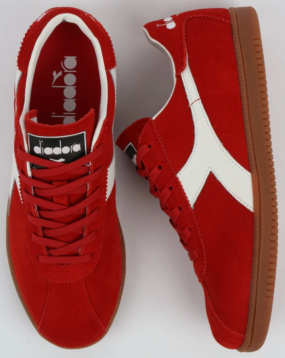 Diadora Tokyo Trainers Red/White - Image 2