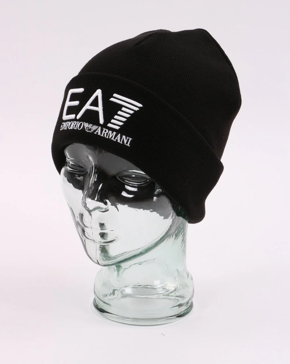 EA7 Beanie Hat Black