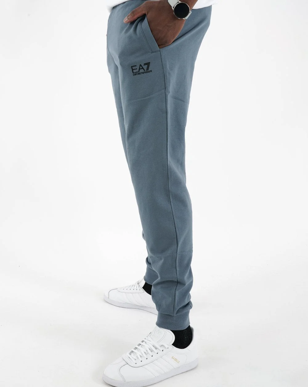 EA7 Classic Joggers Blue - Image 2