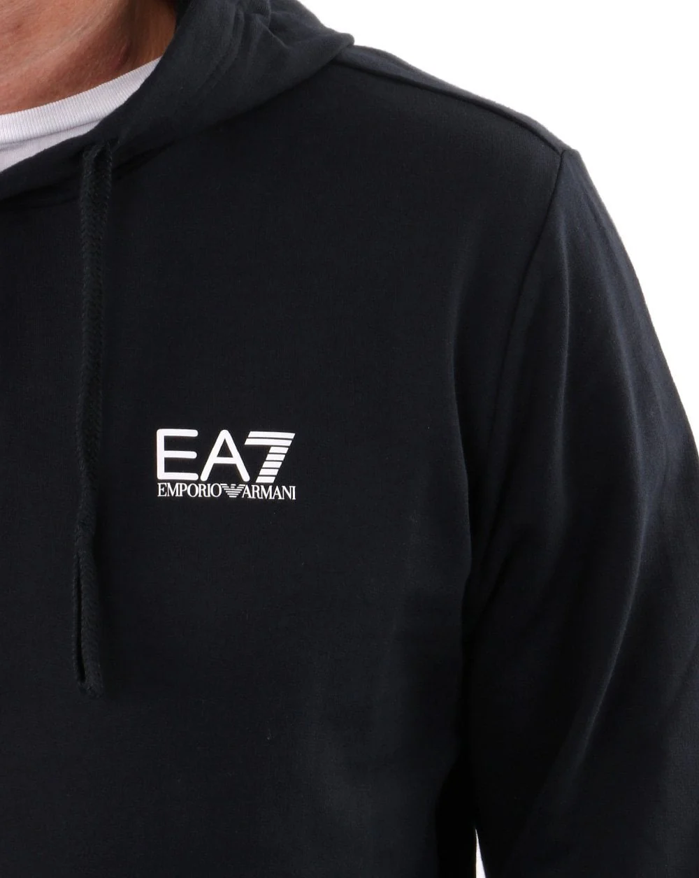 EA7 Classic Overhead Hoody Night Blue - Image 3