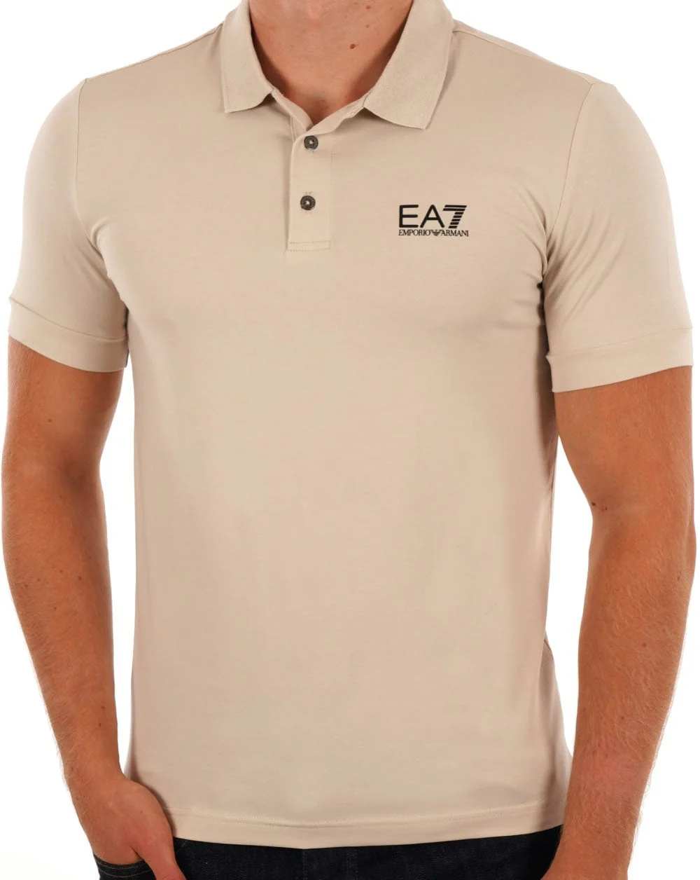 EA7 Classic Polo Shirt Stone