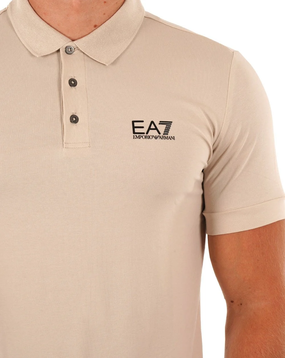 EA7 Classic Polo Shirt Stone - Image 2