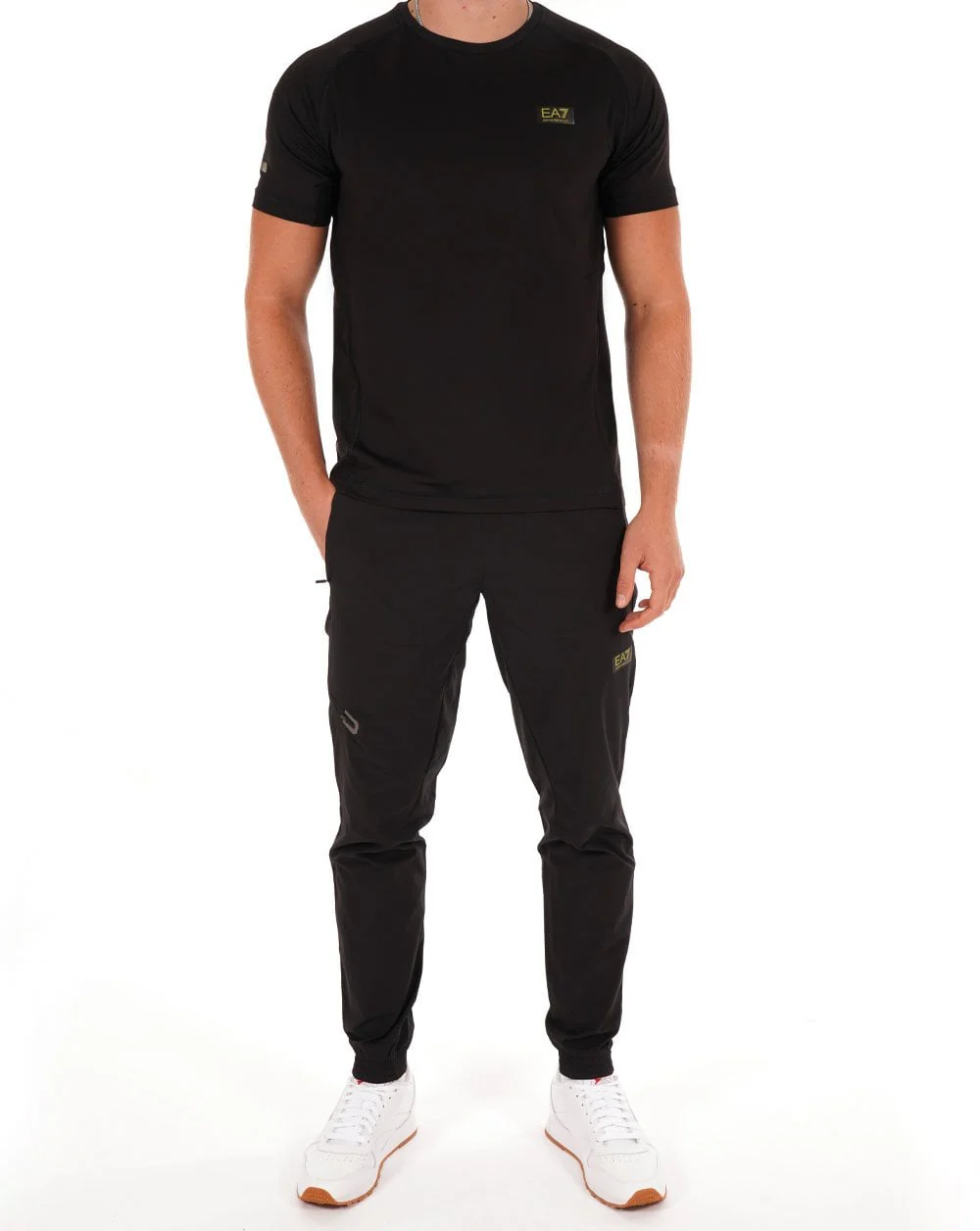 EA7 Dynamic Athlete T Shirt Black - Image 3