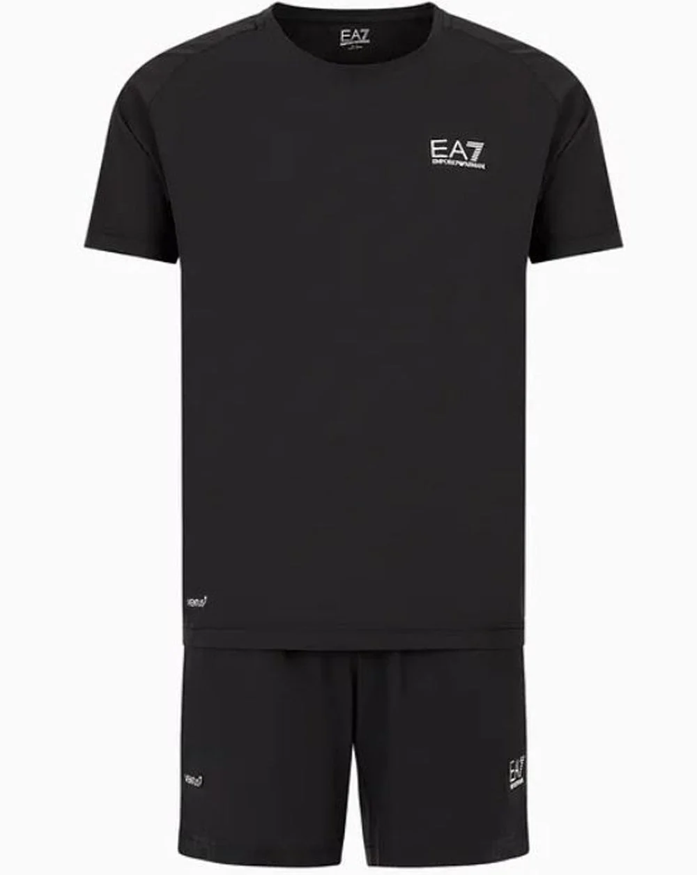 EA7 Dynamic Athlete T-shirt & Shorts Set Black