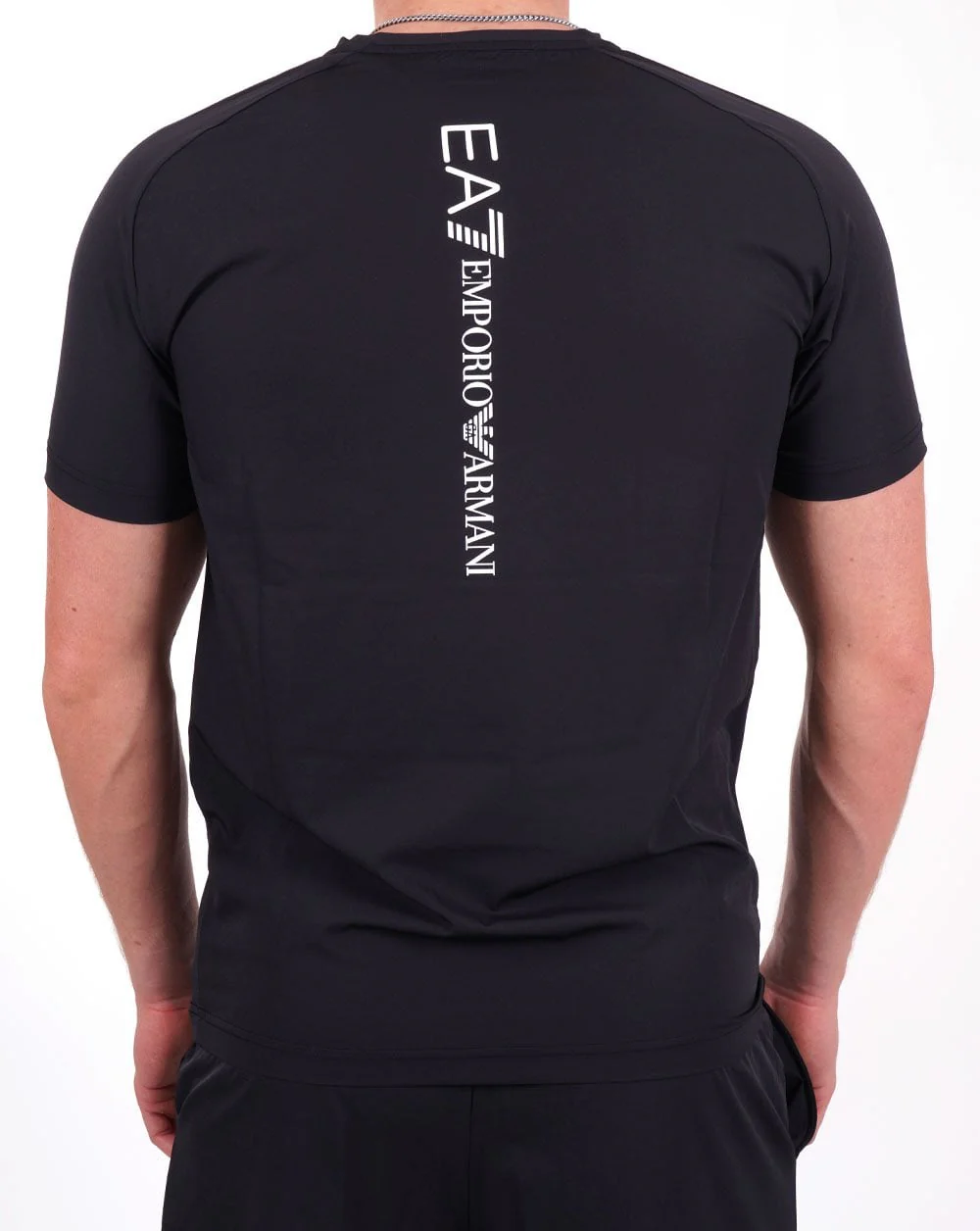 EA7 Dynamic Athlete T-shirt & Shorts Set Black - Image 4