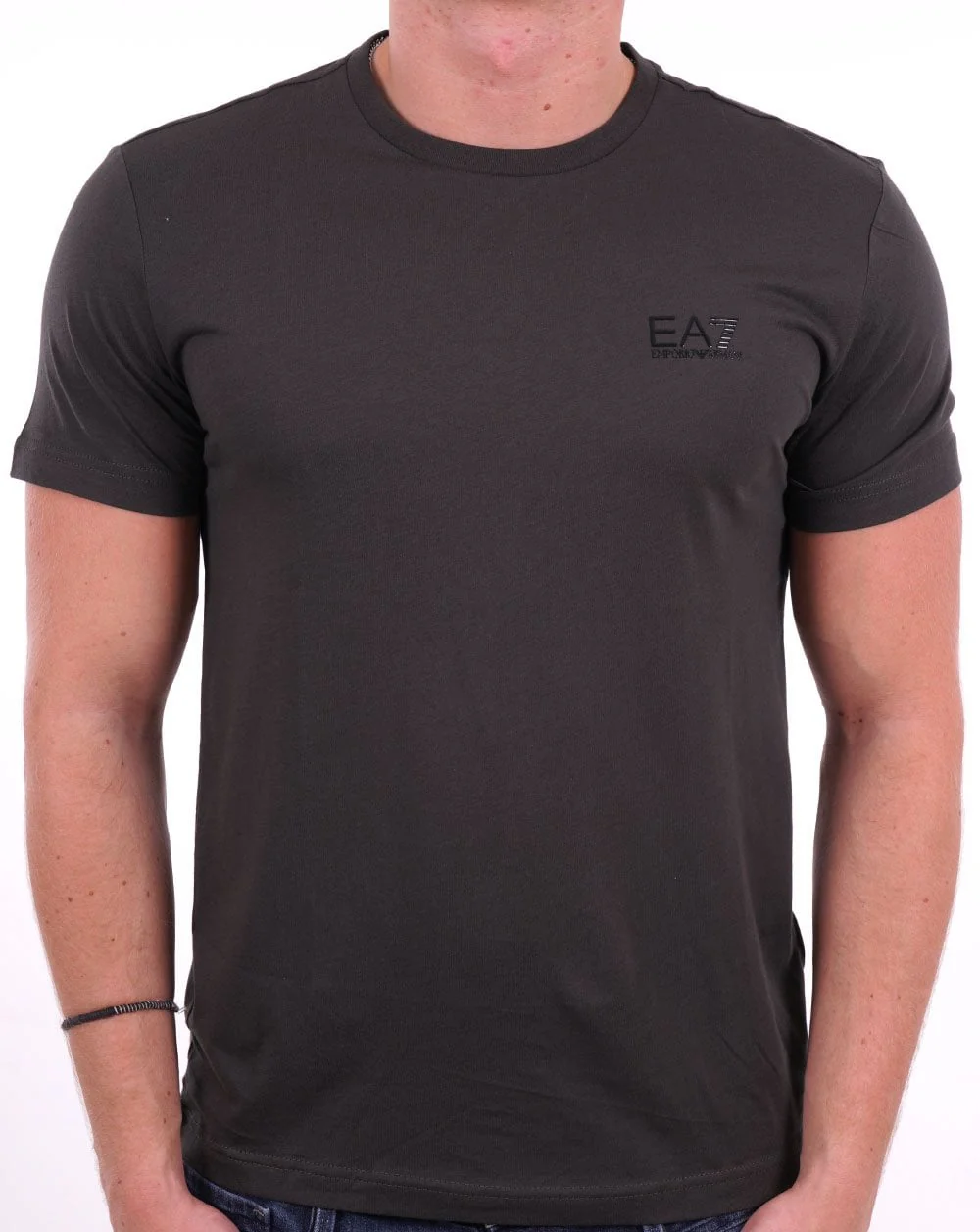 EA7 Emporio Armani Classic T Shirt Raven - Image 3