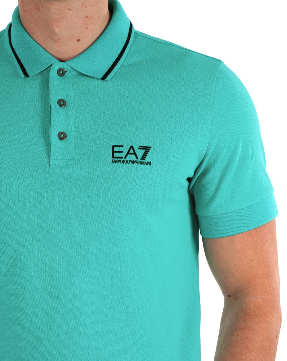 EA7 Emporio Armani Polo Shirt Spectra Green - Image 2