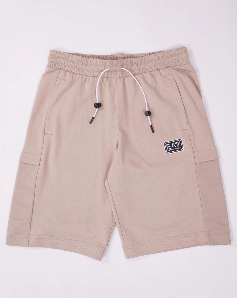 EA7 Emporio Armani Toggle Shorts Beige