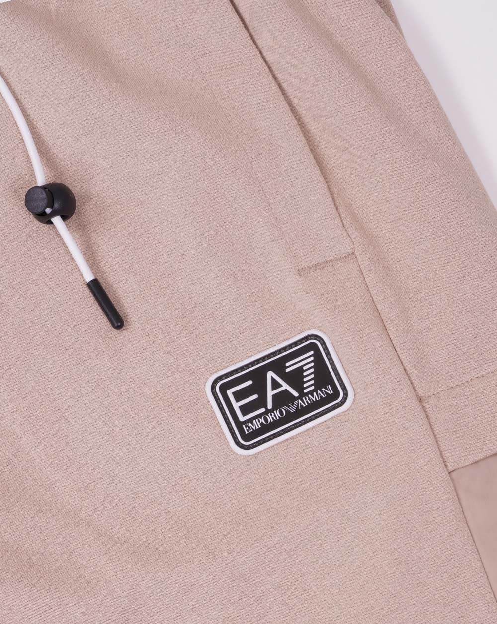EA7 Emporio Armani Toggle Shorts Beige - Image 2