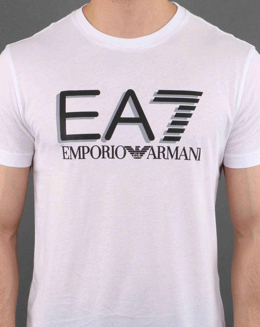 EA7 T-Shirt White - Image 3
