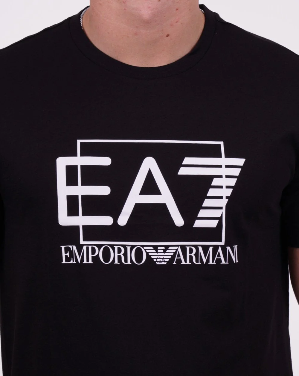 EA7 Visibility Pima Cotton T-shirt Black - Image 2