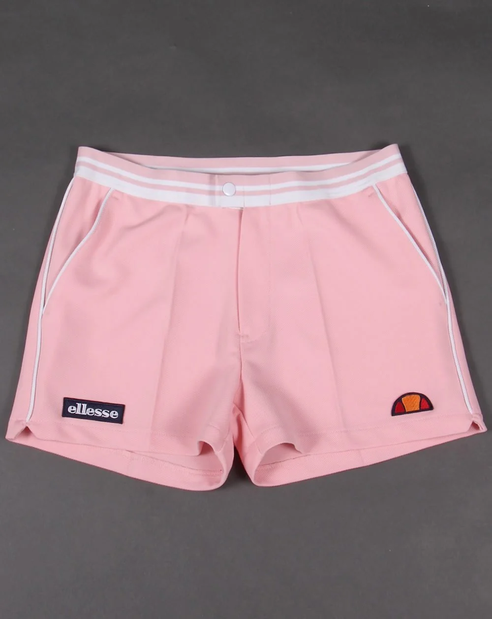 Ellesse 80s Tennis Shorts Pink/White