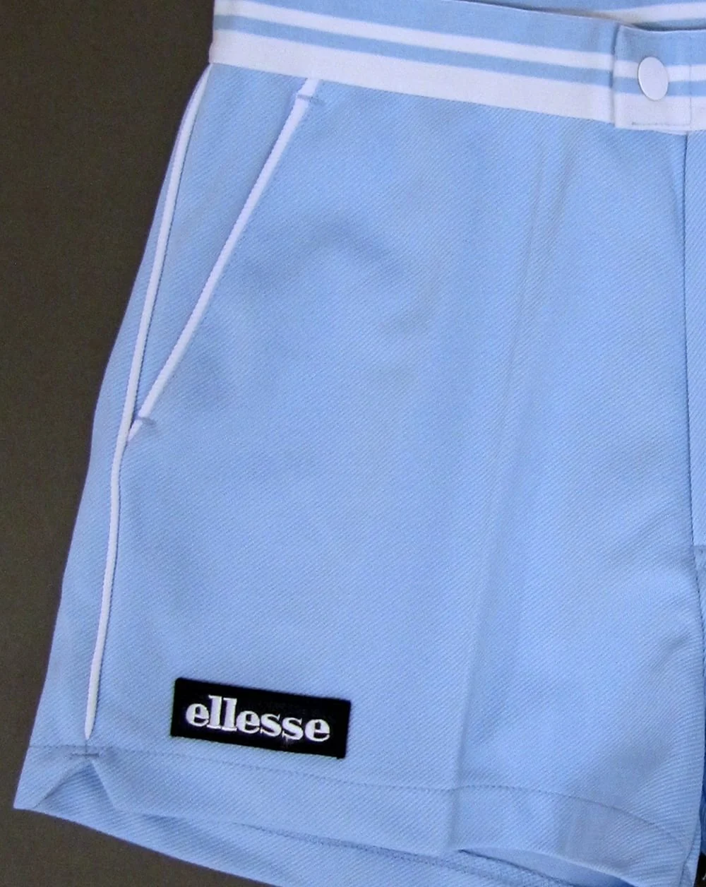 Ellesse 80s Tennis Shorts Sky Blue - Image 3