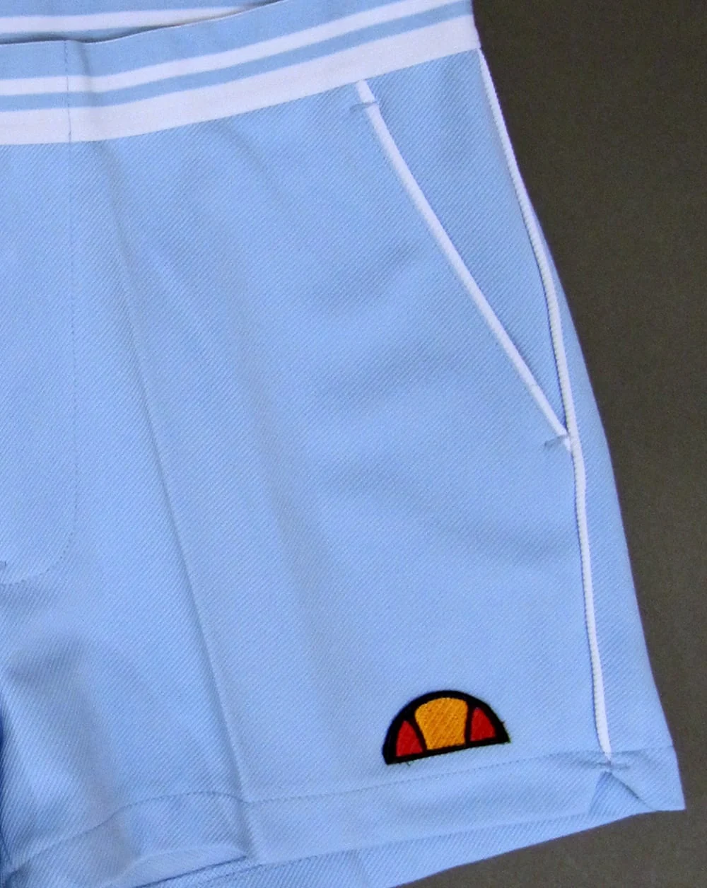 Ellesse 80s Tennis Shorts Sky Blue - Image 4