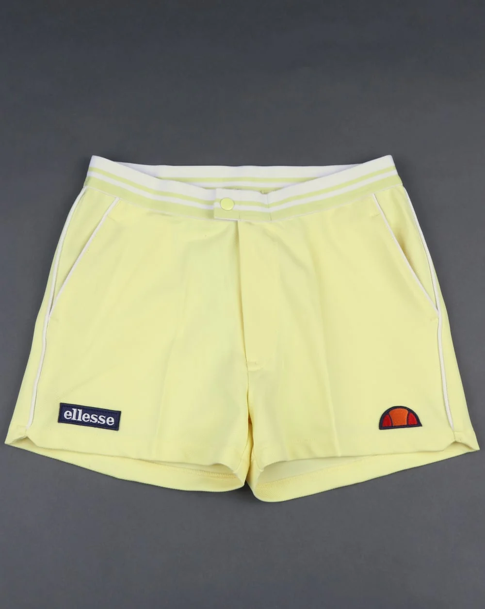 Ellesse 80s Tennis Shorts Soft Yellow