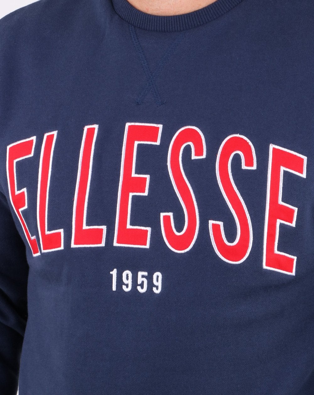 Ellesse 90's Outline Sweat Navy - Image 2