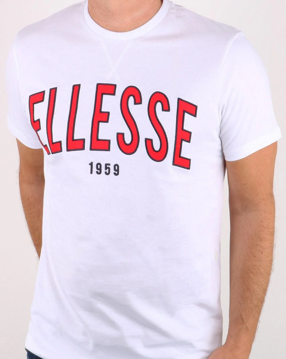 Ellesse 90's Outline T Shirt White - Image 3