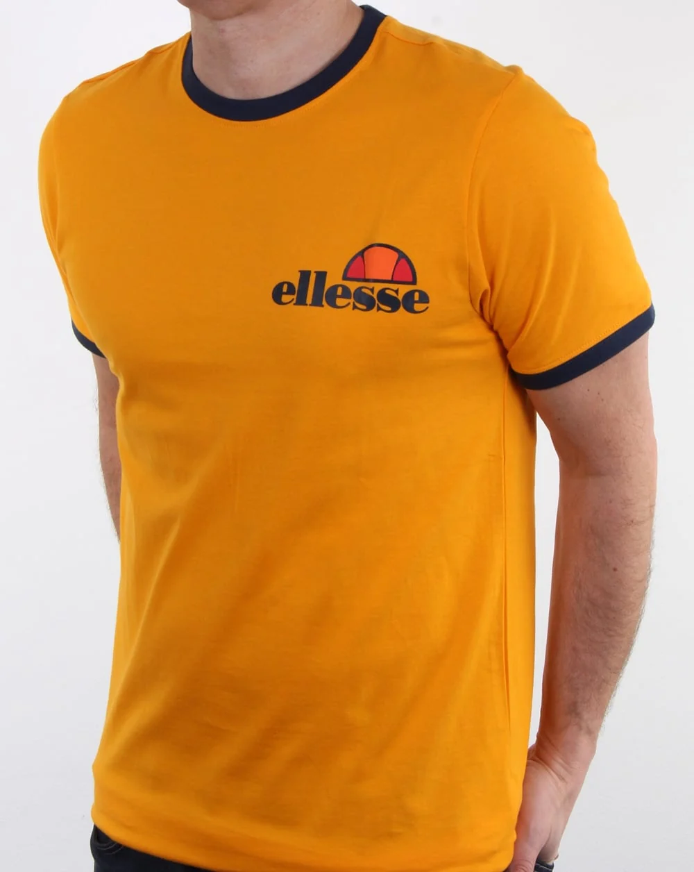 Ellesse Agrigento T Shirt Orange - Image 3