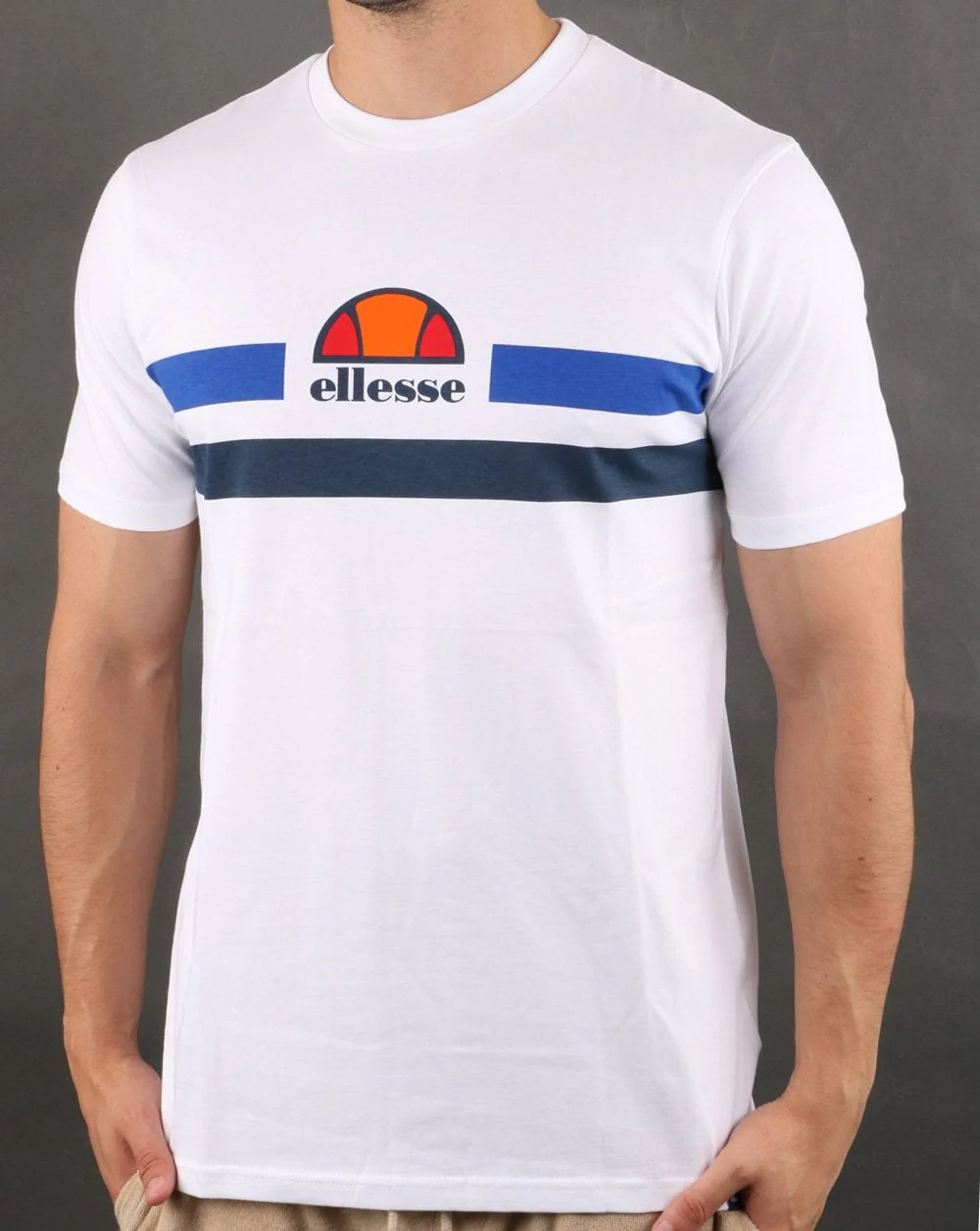 Ellesse Aprel T Shirt White/blue