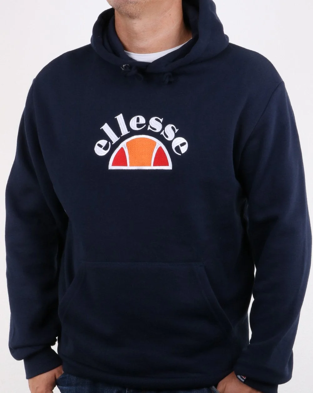 Ellesse Arc Logo Hoody Navy